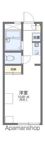 レオパレスソレーユ 102号室 間取り