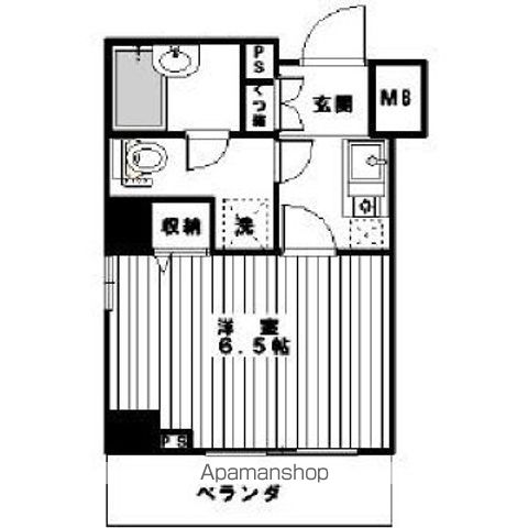 ヴァレッシア代田橋シティ 501号室 間取り