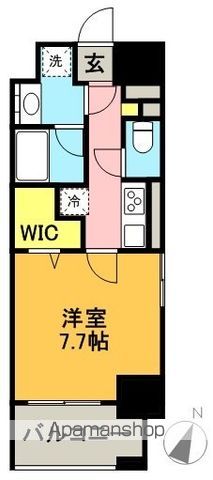 ＭＡＧＥＳ世田谷 1004号室 間取り