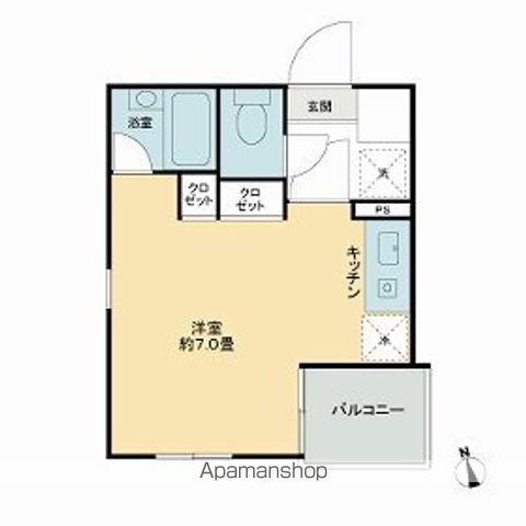 カルトゥーシュ芦花 203号室 間取り