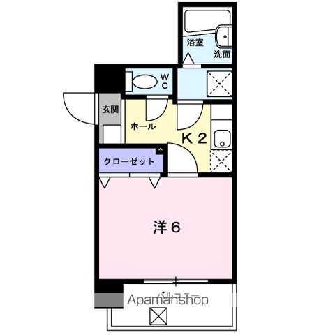 Ｆｏｒｔｕｎｅ&rsquo;ｓ桜上水 403号室 間取り