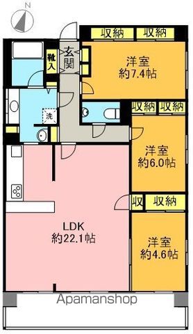 ファミール明大前 217号室 間取り