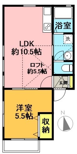 ル・スリール弐番館 間取り図
