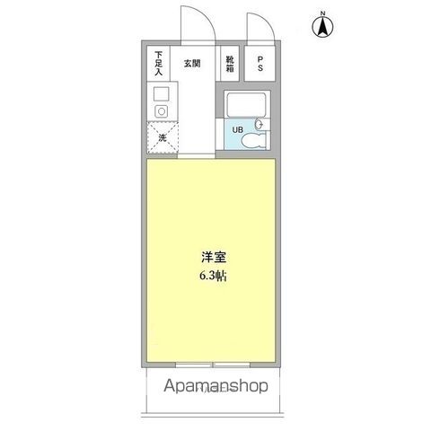 ウッドクレスト砧Ｄ棟 D302号室 間取り