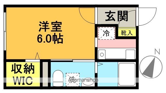 Ｂｒａｎｃｈｅ永福町 107号室 間取り
