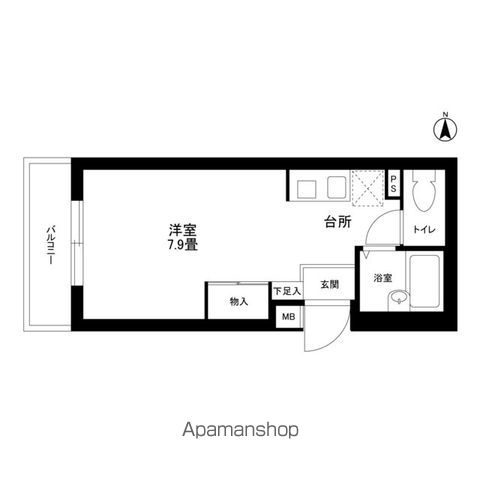 エムティーフラット 205号室 間取り