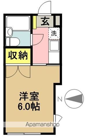 エトワール羽根木 202号室 間取り