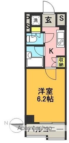 ルーブル明大前 207号室 間取り