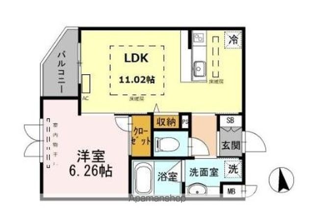ピアッツァ経堂 101号室 間取り