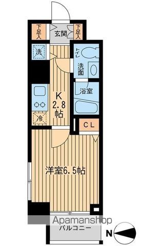 ウィルテラス千歳烏山 502号室 間取り