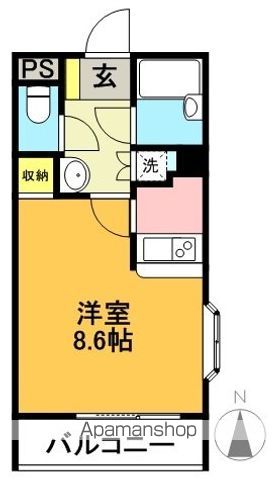 ロクサーヌ北沢 301号室 間取り