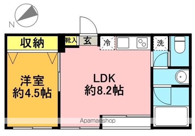 ＢＡＳＥＣＡＭＰ浜田山 302号室 間取り