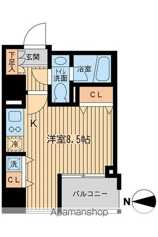 ウィルテラス千歳烏山 505号室 間取り
