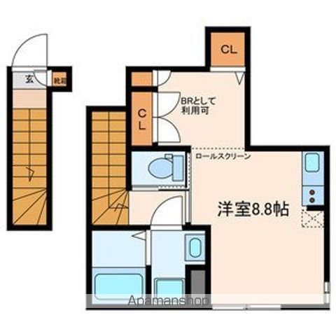Ｂｌｉｓｓ千歳烏山 203号室 間取り