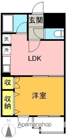 パレロワイアル 305号室 間取り