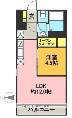 サンライズマンション 311号室 間取り