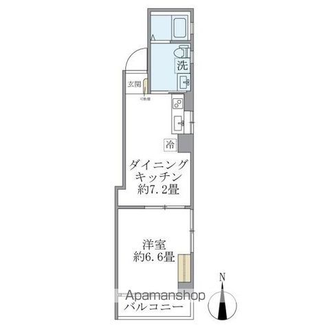 ハウスチェリー千歳台 102号室 間取り