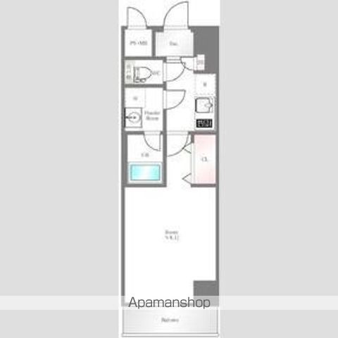 ディアレイシャス下北沢 202号室 間取り