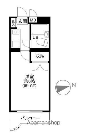 ペガサスマンション富士見ヶ丘 404号室 間取り
