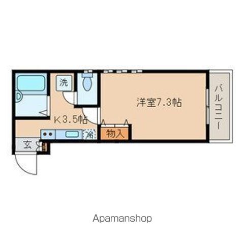 ソルクレスト北烏山 101号室 間取り