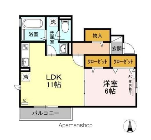 アストルム 112号室 間取り