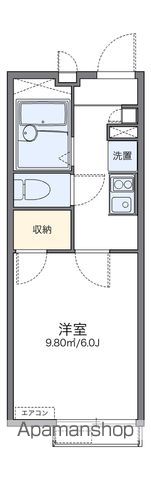 レオパレスシェーネ 207号室 間取り