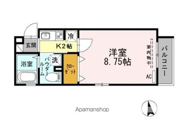 グリーンコア 202号室 間取り