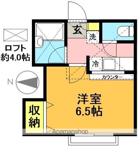アンジェロ 108号室 間取り