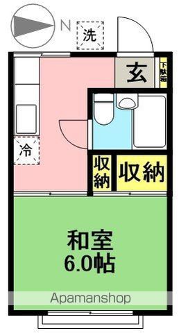 ハイツ大庭 202号室 間取り