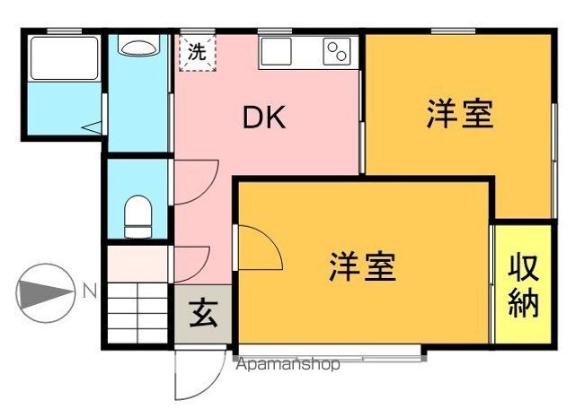 アトリエ永福 102号室 間取り