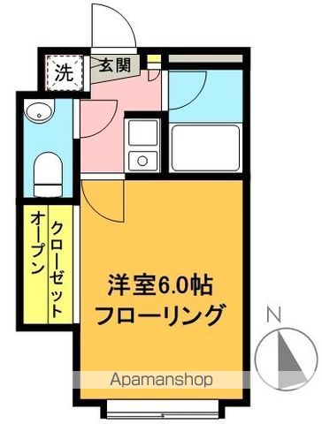 ミヤカーサ 205号室 間取り