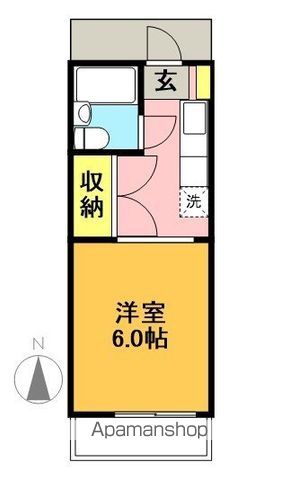 グリーンクォーター 101号室 間取り