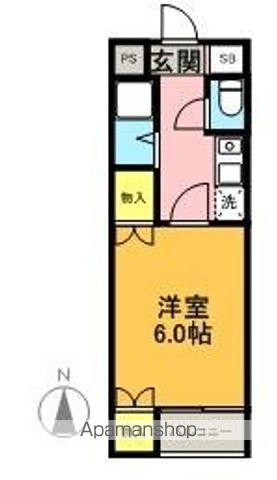ロマンコーポ 101号室 間取り