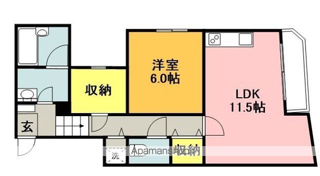 Ｒｉｑｕｅｚａ永福 401号室 間取り