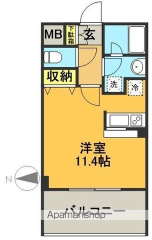 サンクレール高井戸 1006号室 間取り