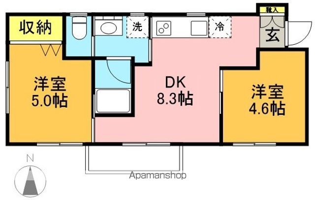 コーポトミミツ 202号室 間取り