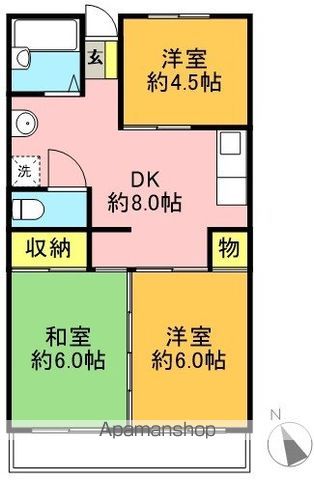 第一ハウス崔綜 118号室 間取り