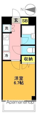 ＢＰＲレジデンス豪徳寺 405号室 間取り