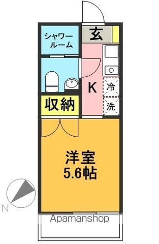 Ｎフローラ明大前 201号室 間取り