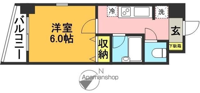 ジュエル明大前 605号室 間取り
