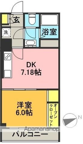 サンライズマンション 308号室 間取り