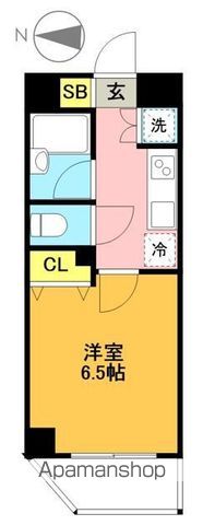 ＢＰＲレジデンス豪徳寺 605号室 間取り