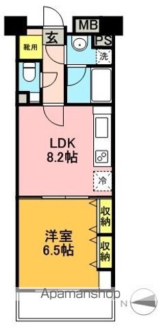 日神パレステージ高井戸西 305号室 間取り