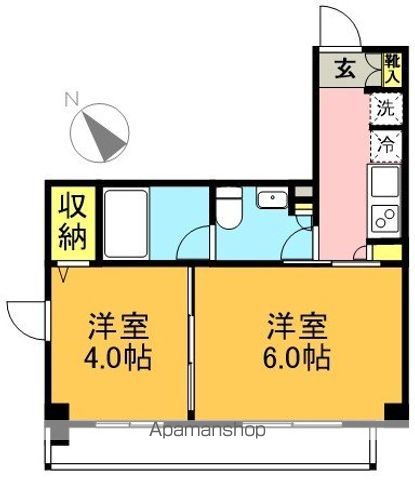 オーキッドレジデンス浜田山 203号室 間取り