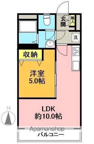 サンライズマンション 間取り図