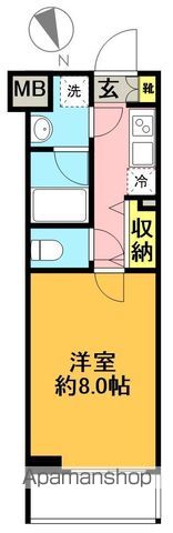 プレール・ドゥーク高井戸 105号室 間取り