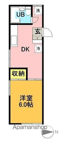 サンハイム 205号室 間取り