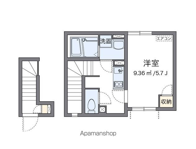 クレイノ久我山 202号室 間取り
