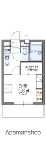 レオパレスクレスト 305号室 間取り