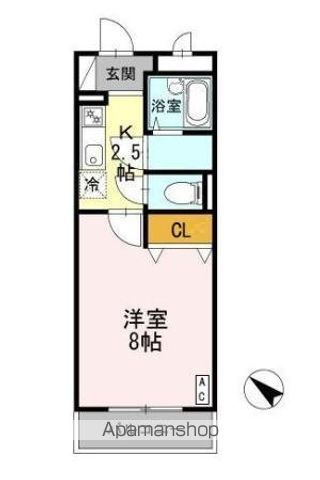ミレニアム経堂 202号室 間取り
